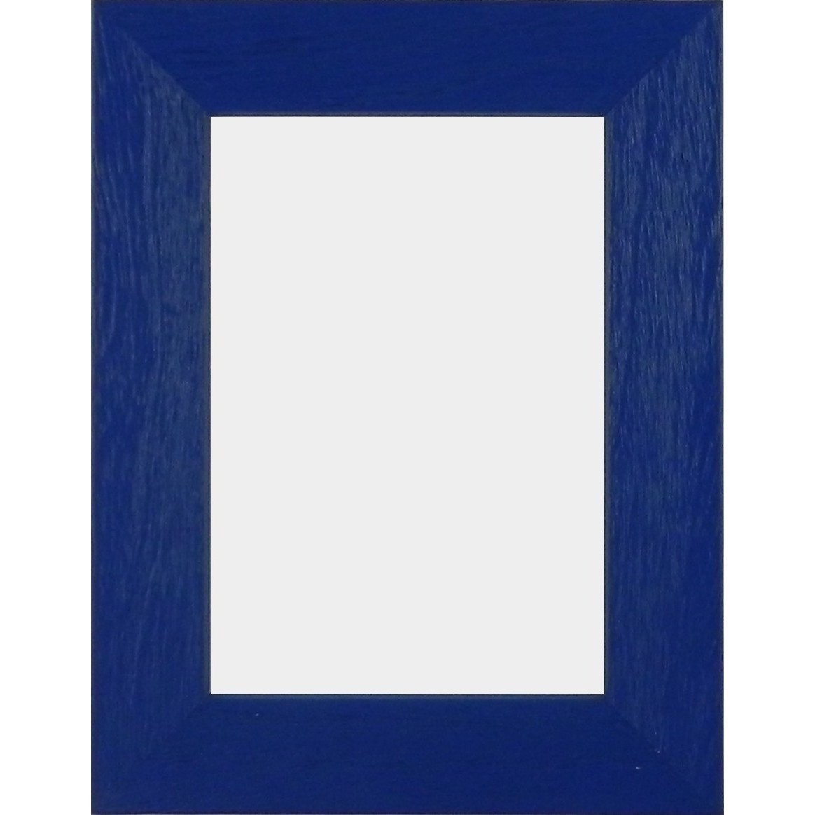 Solid Wood Scratched Grain Picture Frame Blue