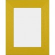 Solid Wood Scratched Grain Picture Frame Yellow